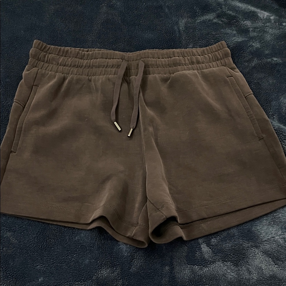 Charcoal Gray Sweatshorts High Waisted NWOT